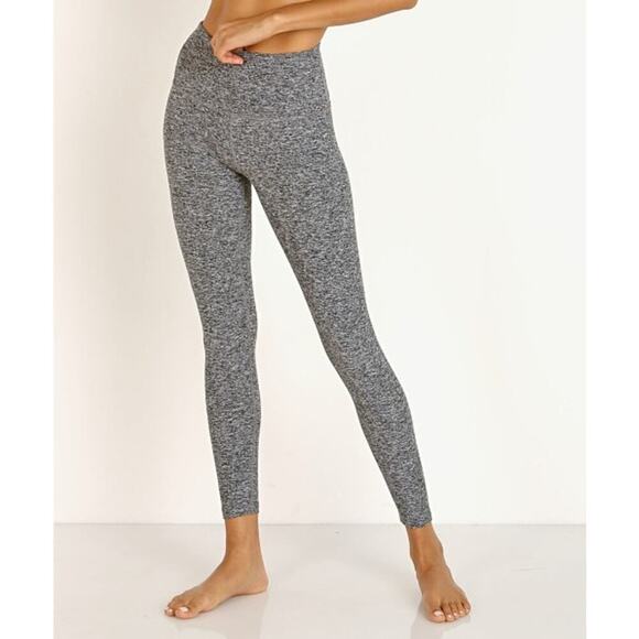 Beyond Yoga Spacedye High Waisted 7/8 Midi Tight Leggings Heather Grey Small - Picture 1 of 11